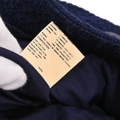 Chanel Setup Suit Jacket Skirt Navy