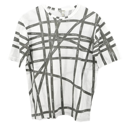Hermes Short Sleeve T-shirt Top White #M