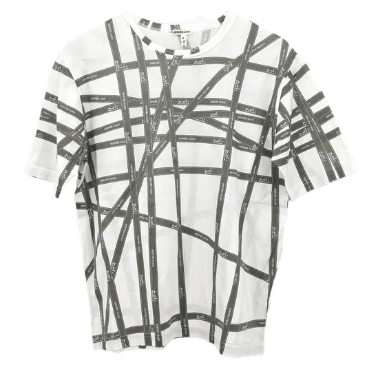 Hermes Short Sleeve T-shirt Top White #M