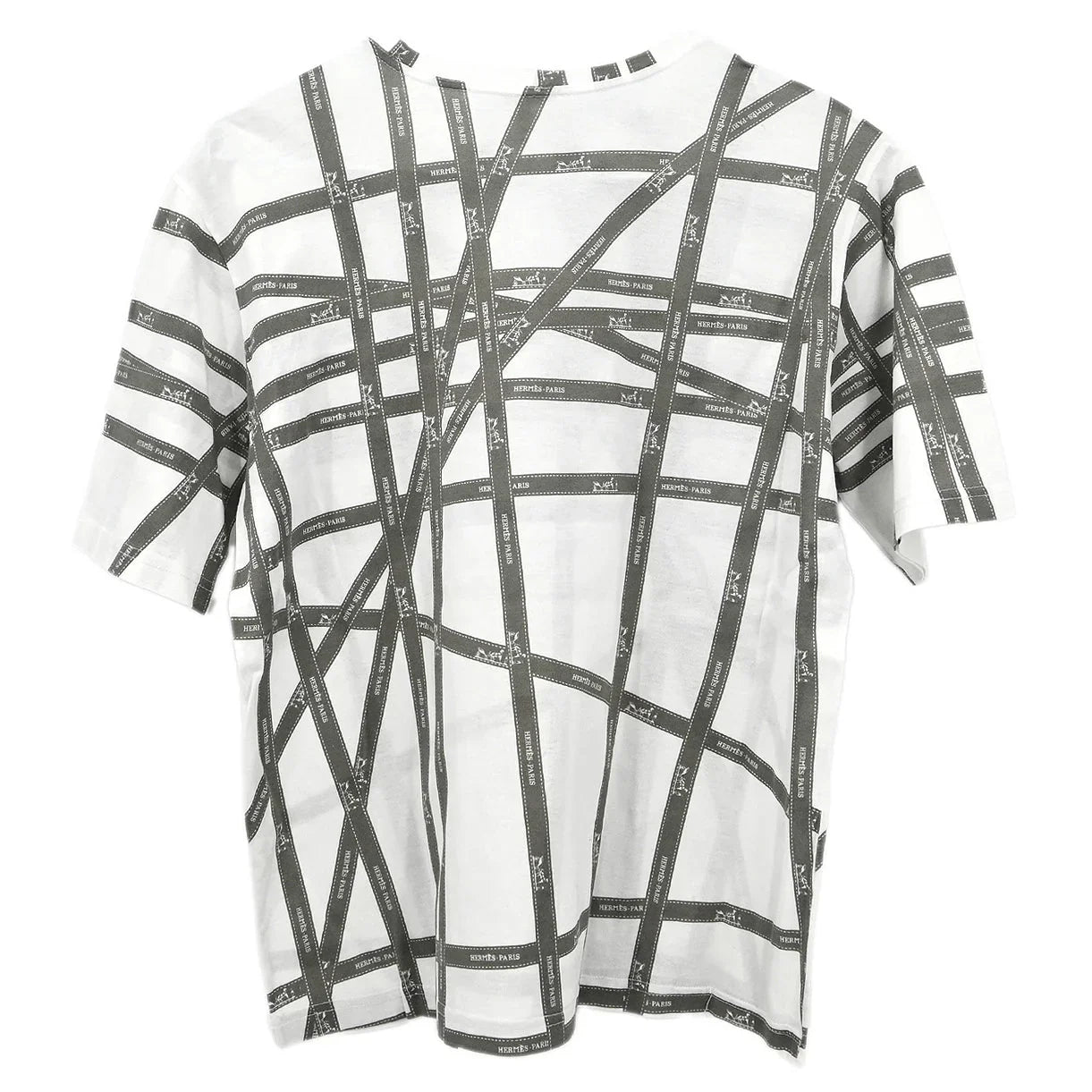 Hermes Short Sleeve T-shirt Top White #M
