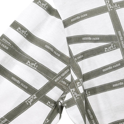 Hermes Short Sleeve T-shirt Top White #M