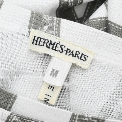 Hermes Short Sleeve T-shirt Top White #M