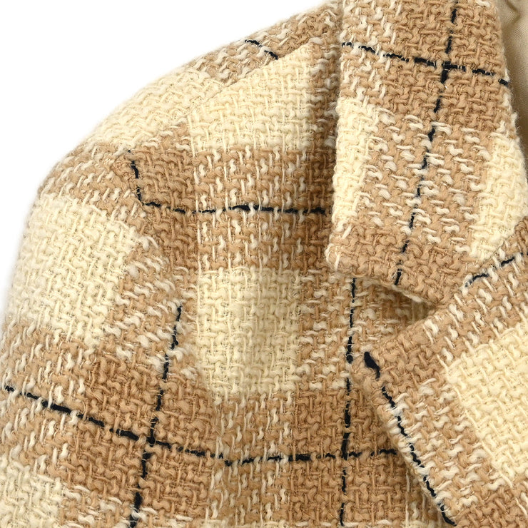 Chanel 1996 Jacket Coat Beige #44