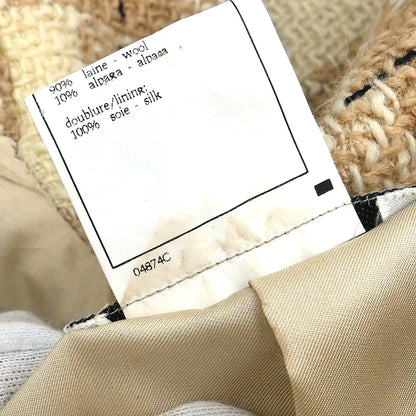Chanel 1996 Jacket Coat Beige #44