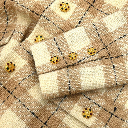 Chanel 1996 Jacket Coat Beige #44