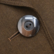Christian Dior Setup Suit Jacket Skirt Brown #9