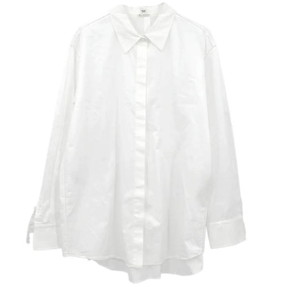Hermes Shirt Blouse White #44