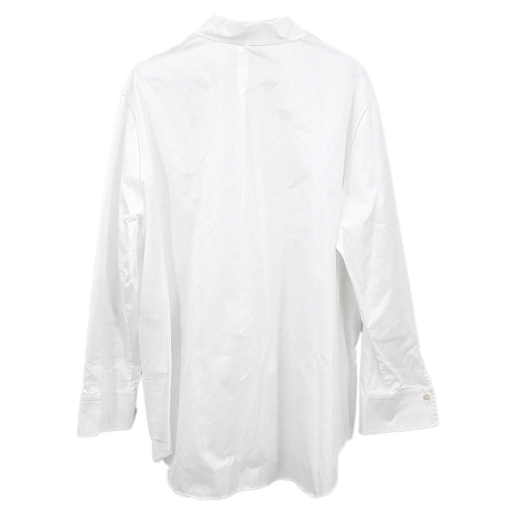 Hermes Shirt Blouse White #44
