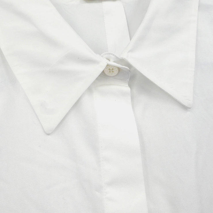 Hermes Shirt Blouse White #44