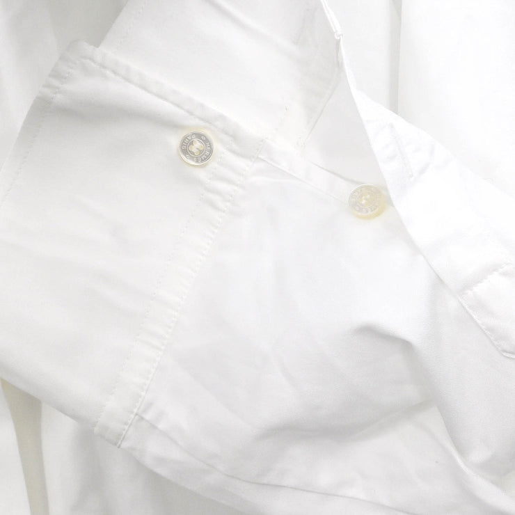 Hermes Shirt Blouse White #44