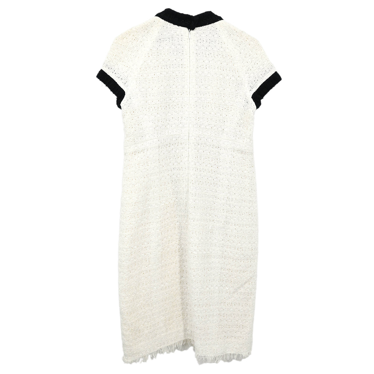 Chanel 2011 Short Sleeve Dress White #38