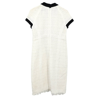 Chanel 2011 Short Sleeve Dress White #38