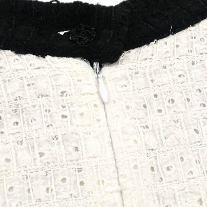 Chanel 2011 Short Sleeve Dress White #38