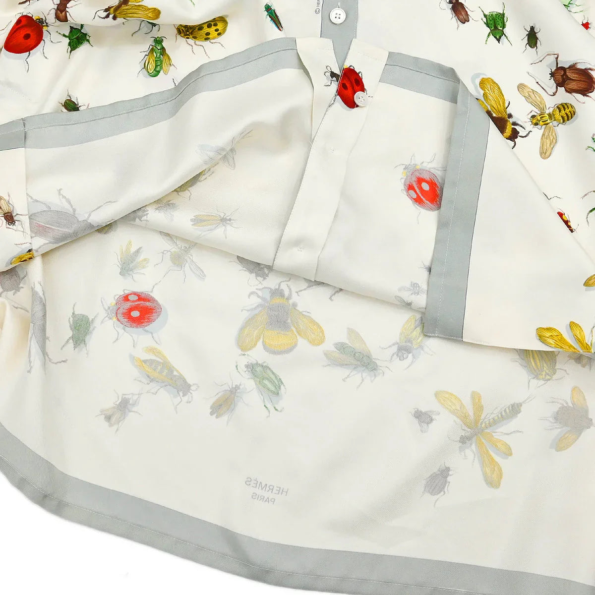 Hermes Shirt Blouse White #40