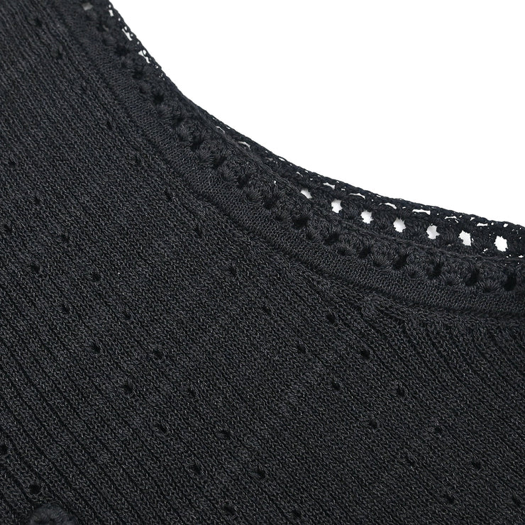 Chanel 2009 Sleeveless Tank Top Black #36