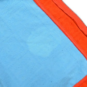 Chanel 2002 Zip-up Collarless Jacket Light Blue #42
