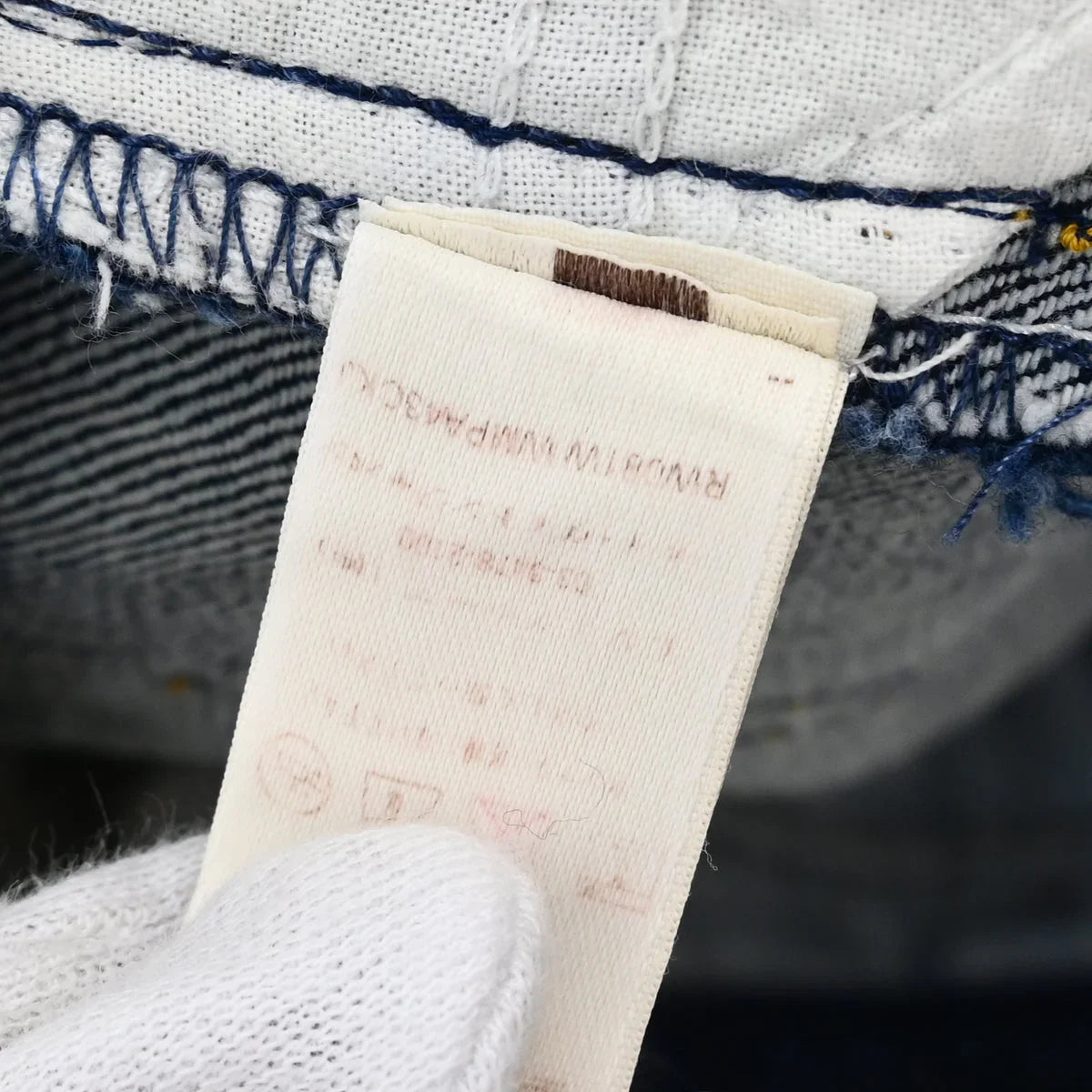 Louis Vuitton 2008 Denim Long Pants Indigo #42