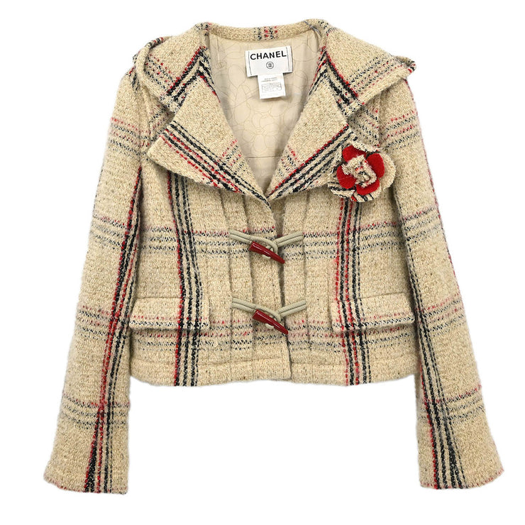 Chanel 2006 Duffel Jacket Beige #36