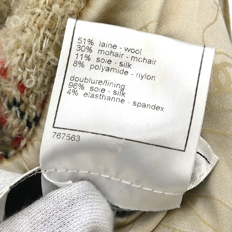 Chanel 2006 Duffel Jacket Beige #36