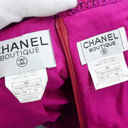 Chanel 1995 Setup Suit Jacket Skirt Purple #34