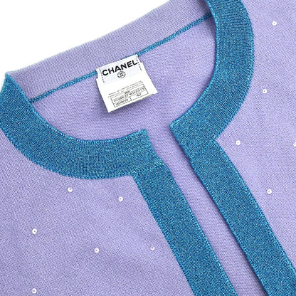 Chanel 1996 Cardigan Purple #42