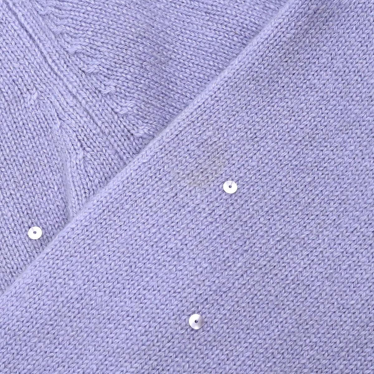 CHANEL カシミヤ手袋 パープル Chanel 1996 Cardigan Purple #42 – AMORE Vintage Tokyo