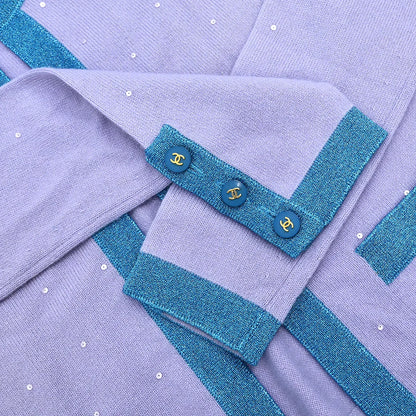 Chanel 1996 Cardigan Purple #42