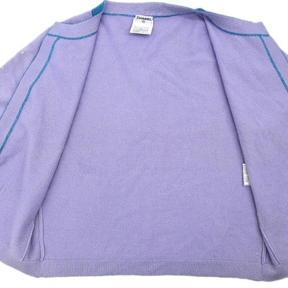 Chanel 1996 Cardigan Purple #42