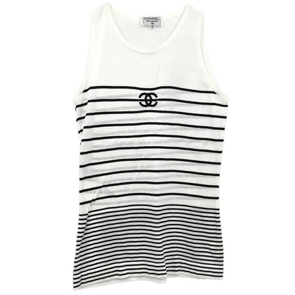 Chanel Sleeveless Top White #40
