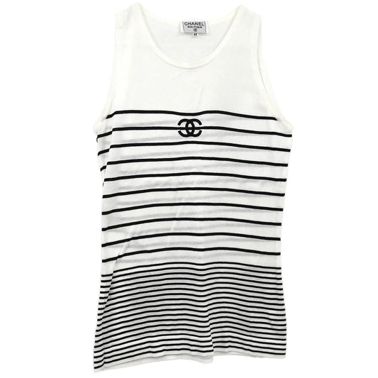 Chanel Sleeveless Top White #40