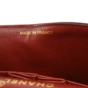 Chanel 1991-1994 Black Lambskin Small Classic Double Flap Shoulder Bag
