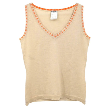Chanel 2001 Cashmere V-Neck Tank Top #36