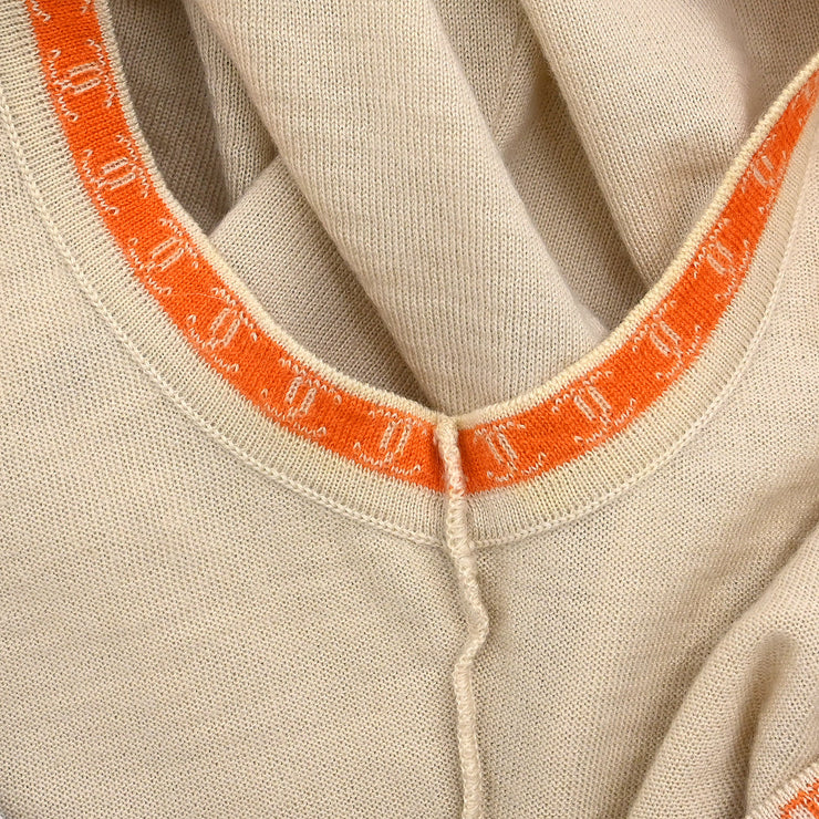 Chanel 2001 Sleeveless Tank Top Beige #36