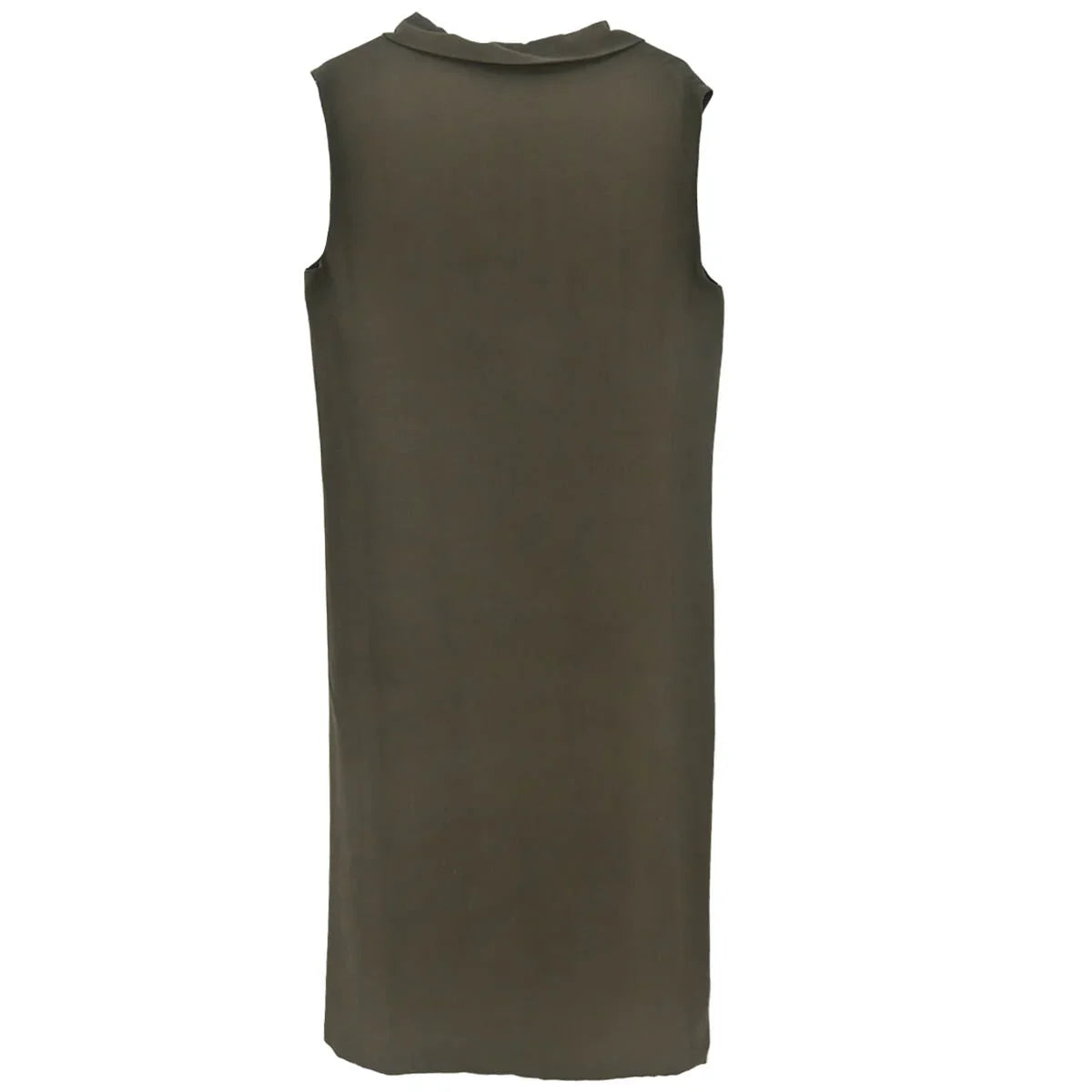 Hermes Sleeveless Dress Khaki #42