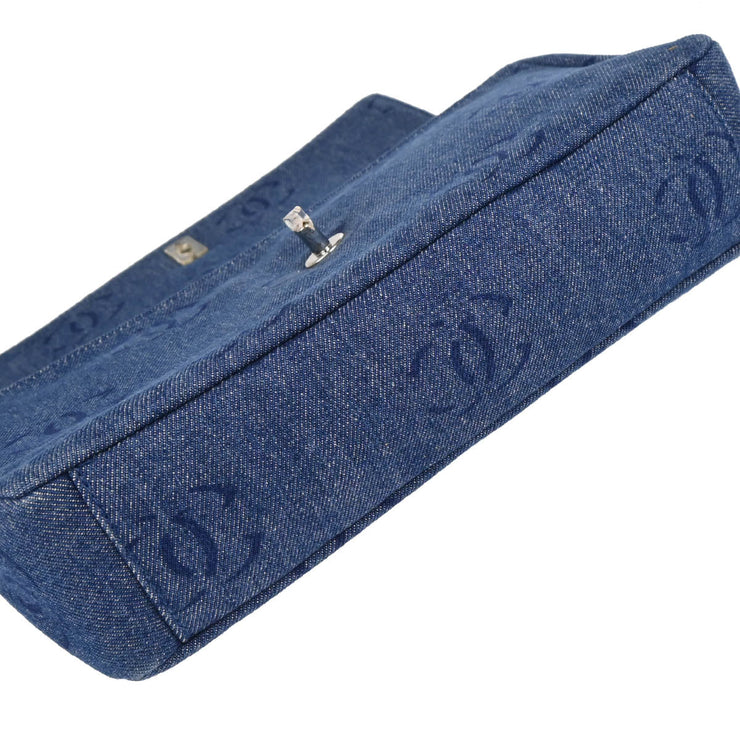 Chanel 2001-2003 Blue Denim Handbag