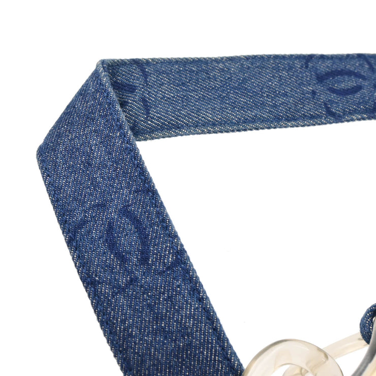 Chanel 2001-2003 Blue Denim Handbag