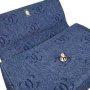 Chanel 2001-2003 Blue Denim Handbag