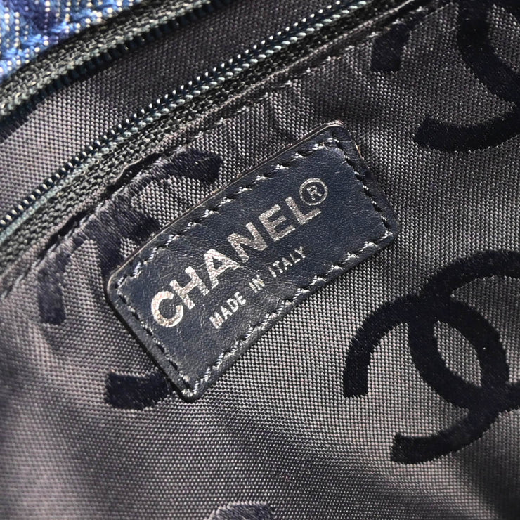 Chanel 2001-2003 Blue Denim Handbag