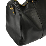 Chanel 1996-1997 Black Caviar 2way Shoulder Handbag