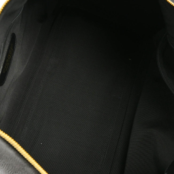 Chanel 1996-1997 Black Caviar 2way Shoulder Handbag