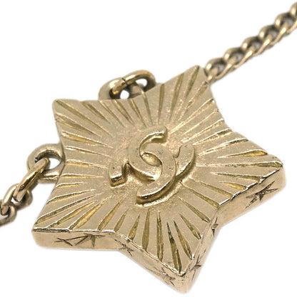 Chanel Gold Chain Pendant Necklace A17B
