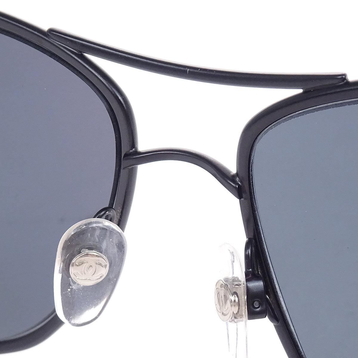 Chanel Sunglasses Eyewear Black Small Good