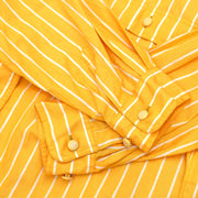Chanel Blouse Shirt Yellow #40