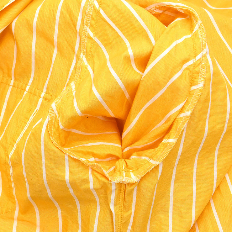 Chanel Blouse Shirt Yellow #40