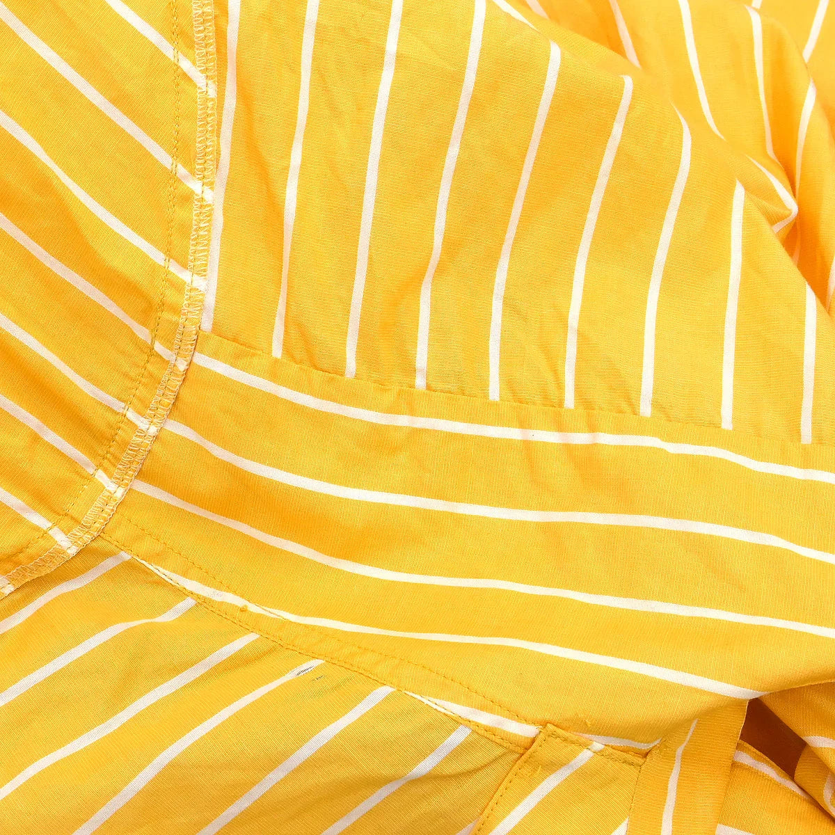 Chanel Blouse Shirt Yellow #40