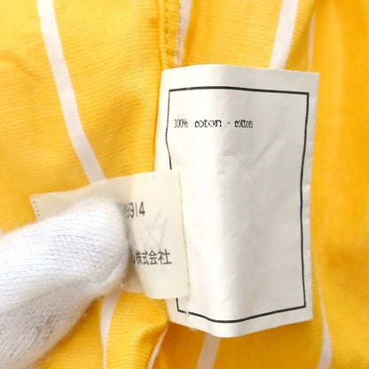 Chanel Blouse Shirt Yellow #40