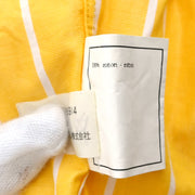 Chanel Blouse Shirt Yellow #40