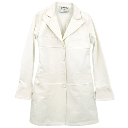 Chanel 2003 Coat White #40