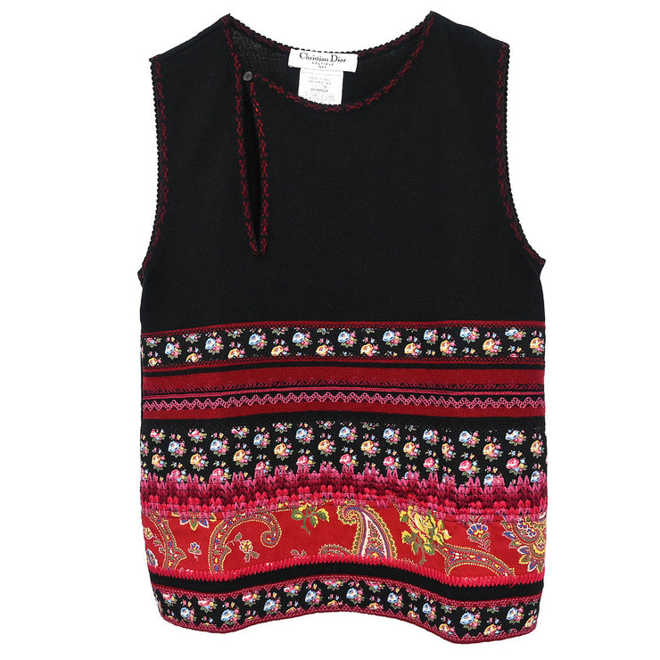 Christian Dior 2002 Sleeveless Top Black #38