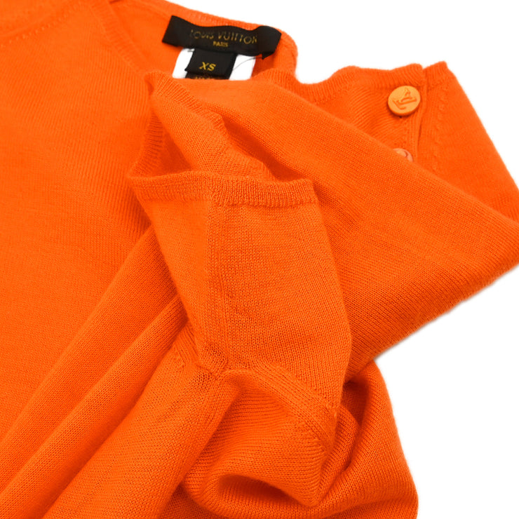 Louis Vuitton Short Sleeve Top Orange #XS